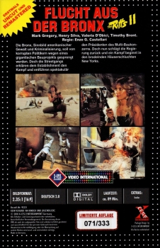 The Riffs II - Flucht aus der Bronx - Große Hartbox von X-Cess Entertainment - Erstmals Uncut & Remastered - Limited Edition - (Retrolook #06)